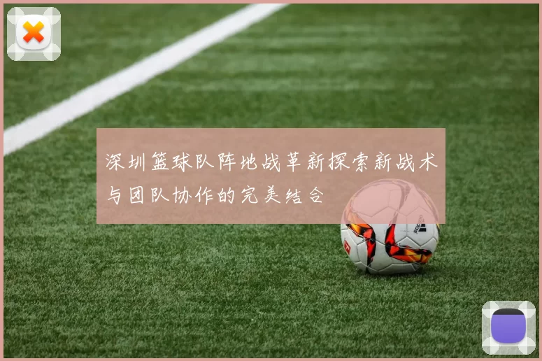 深圳篮球队阵地战革新探索新战术与团队协作的完美结合