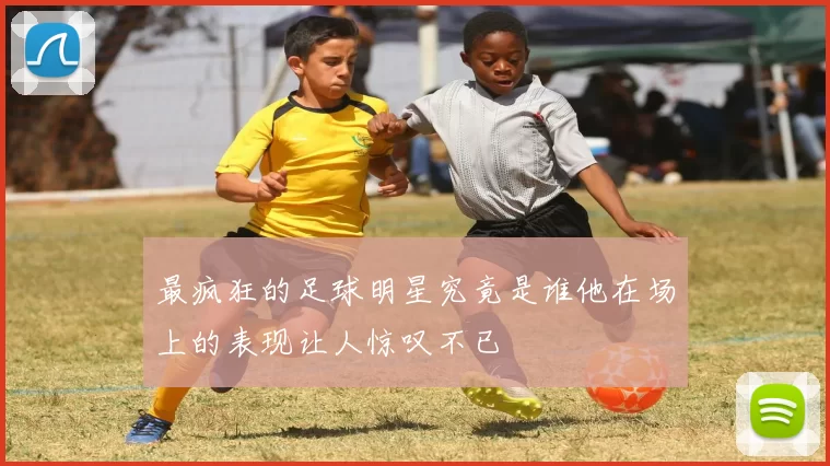 最疯狂的足球明星究竟是谁他在场上的表现让人惊叹不已